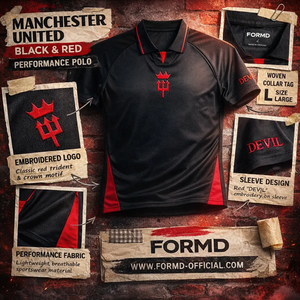 OVERSIZE !! FormD Collection เสื้อฟุตบอลผีแดง แมนยูทรงสตรีท วินเทจ ไซด์ใหญ่สุดอก